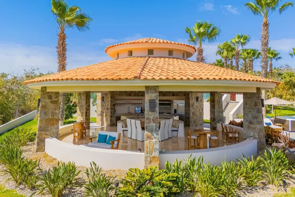 Main palapa dining pavilion